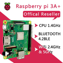 Load image into Gallery viewer, New Raspberry Pi 3 Model A+ Plus 4-Core CPU Same As Raspberry Pi 3 Model B+ Pi 3A+ with WiFi and Bluetooth